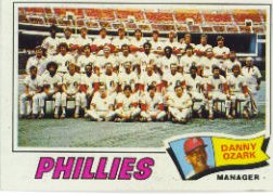 1977 Topps Baseball Cards      467     Philadelphia Phillies CL/Danny Ozark